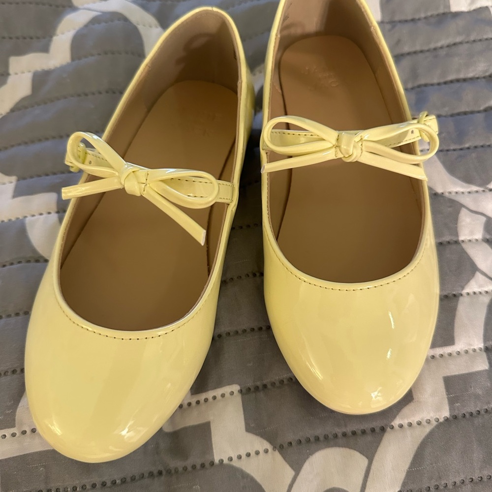Janie and Jack Yellow Kids Dress Shoes
